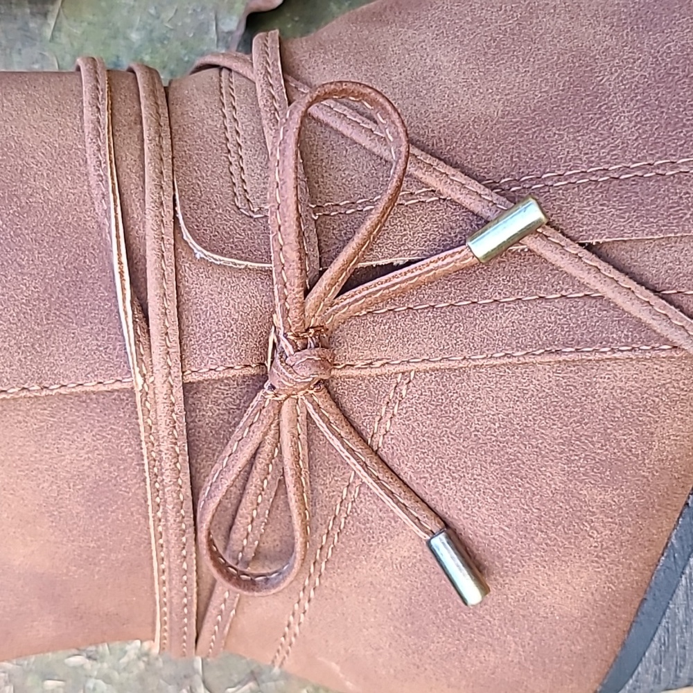 Limelight brown faux leather booties - Picture 2 of 4